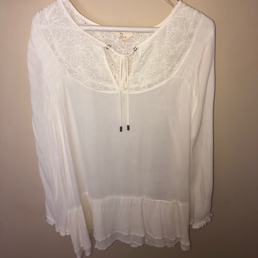 White Float Blouse/Tunic